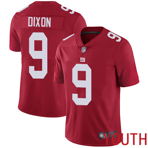 Youth New York Giants #9 Riley Dixon Red Limited Red Inverted Legend Football NFL Jersey->youth nfl jersey->Youth Jersey
